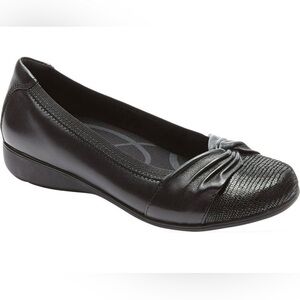 Aravon Andrea-AR Ballet Flats Leather Shoe Size 10EE